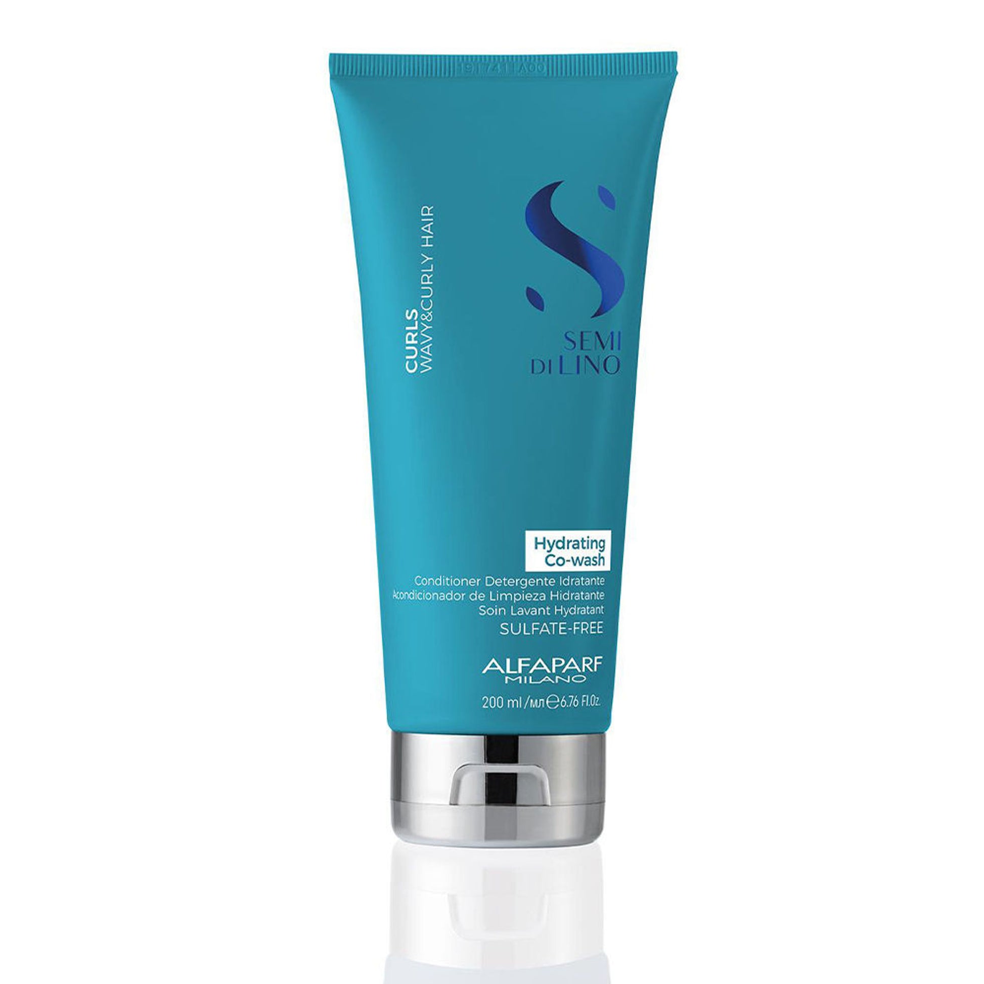 ALFAPARF MILANO Curly Hair Hydrating Co-Wash, Defines Curls, Reduces Frizz, Sulfate Free