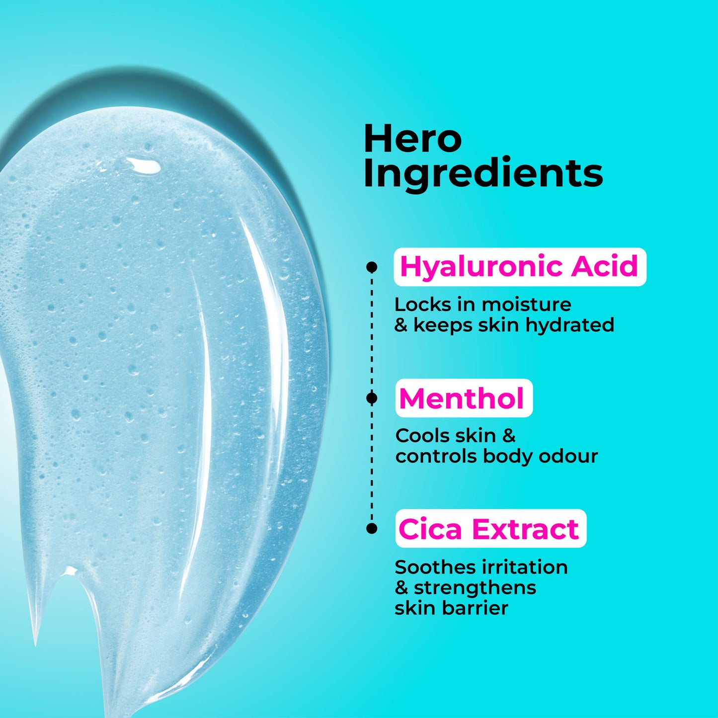 FoxTale Hula Hoop HydraLock Body Wash, 24-Hrs Long Hydration & Moisturization