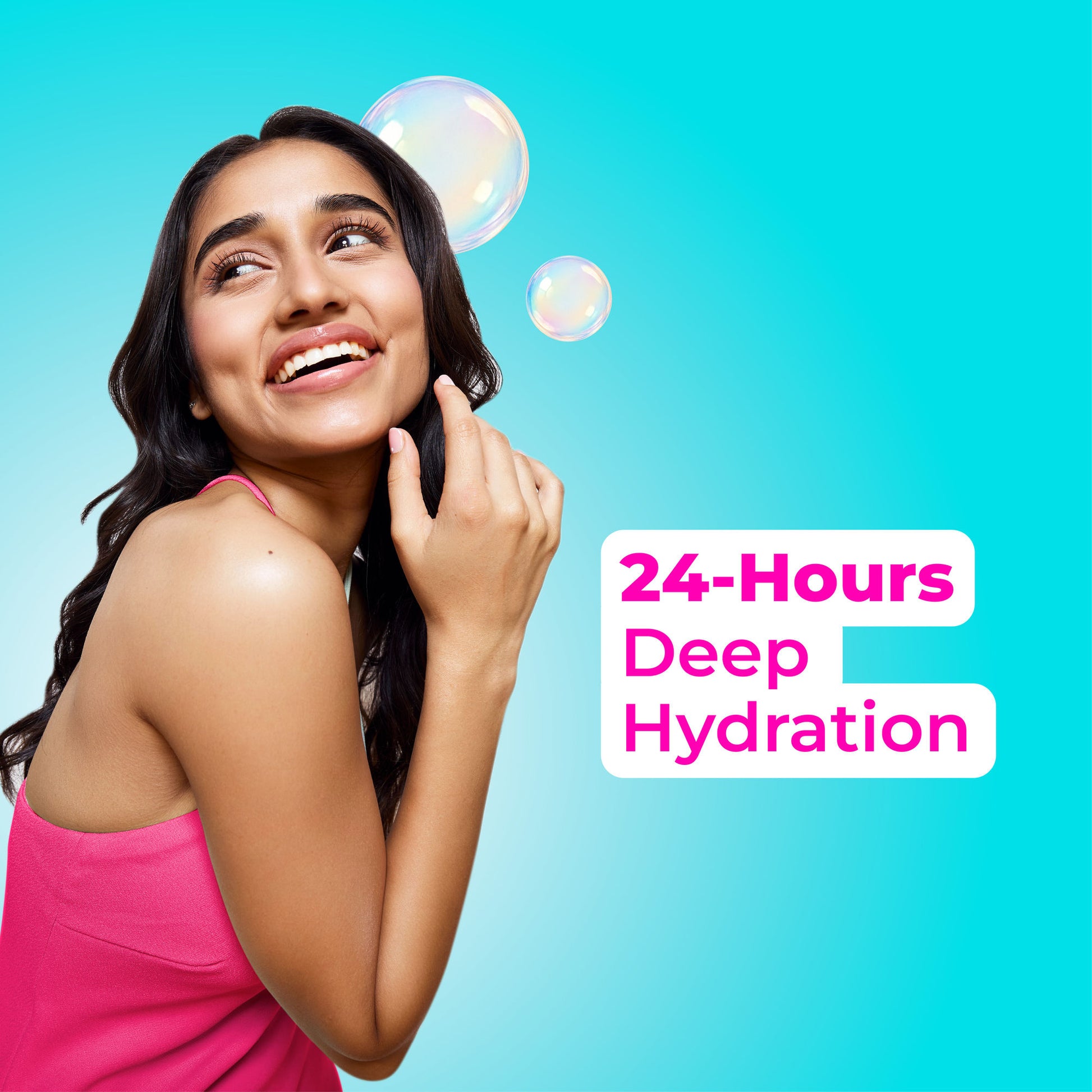 FoxTale Hula Hoop HydraLock Body Wash, 24-Hrs Long Hydration & Moisturization