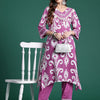 Dhiyona IE Ethnic Motifs Printed Regular Kurta with Trousers