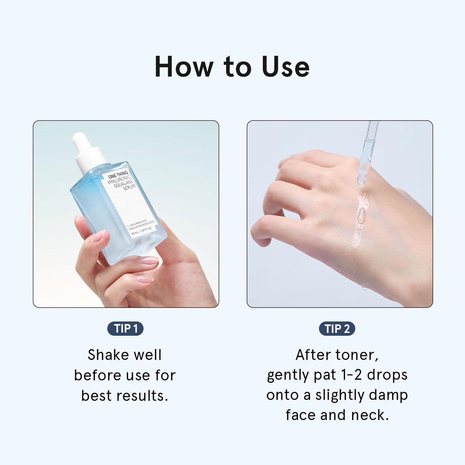 ONE THING Hyaluronic Squalane Serum