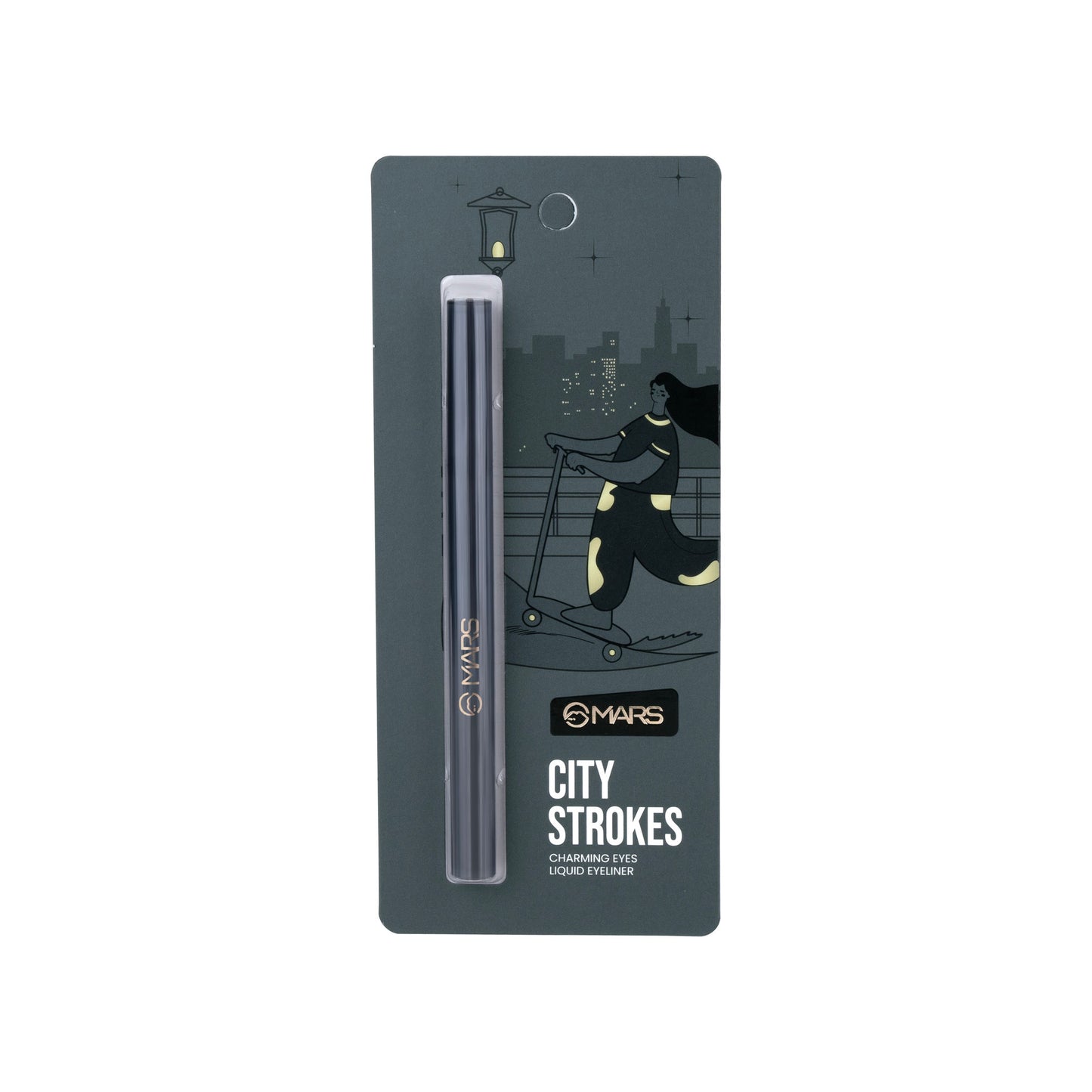 MARS City Stroke Charming Eyes Liquid Eyeliner - 04 Black