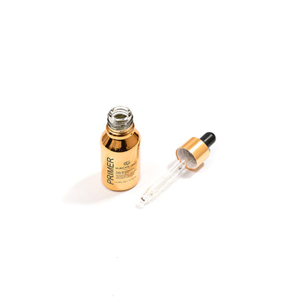 Europe Girl Oil Primer bottle, lightweight skincare product with a sleek design, ideal for prepping skin with a luminous finish.