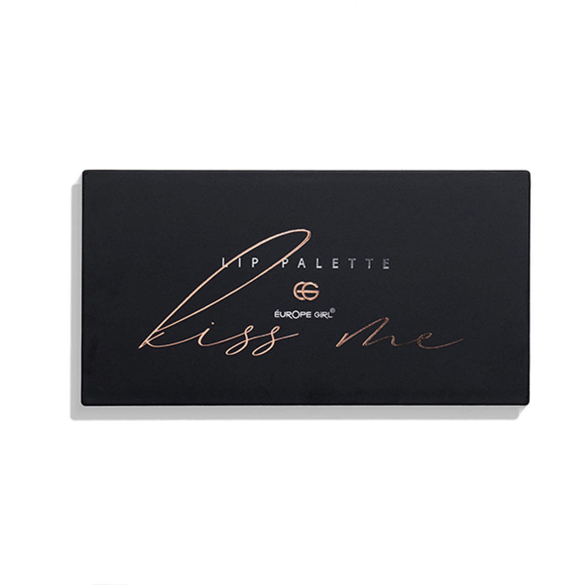 Europe Girl Kiss Me Lip Palette featuring multiple vibrant lipstick shades in a sleek compact for versatile lip looks