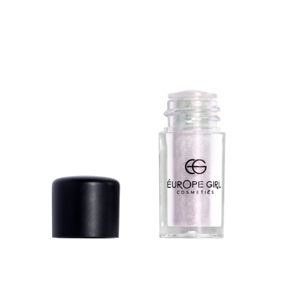 Europe Girl Single Diamond Pigment Stardust S5 Serenity, vibrant makeup pigment with shimmering diamond effect in a close-up shot