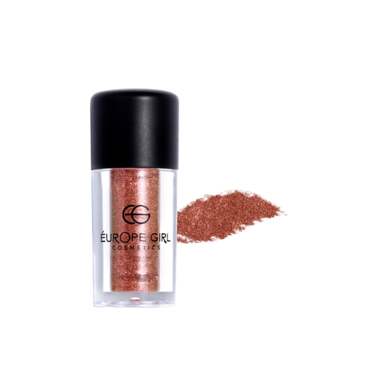 Europe Girl Single Diamond Pigment Stardust S7 Mirage, vibrant shimmering cosmetic pigment with glittery, star-like sparkle.
