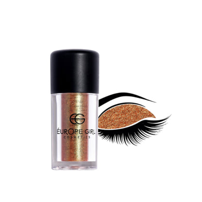 Europe Girl Stardust Pigment S10 Enchantress with single diamond shimmer in vibrant pink and purple hues, sparkling on the surface.