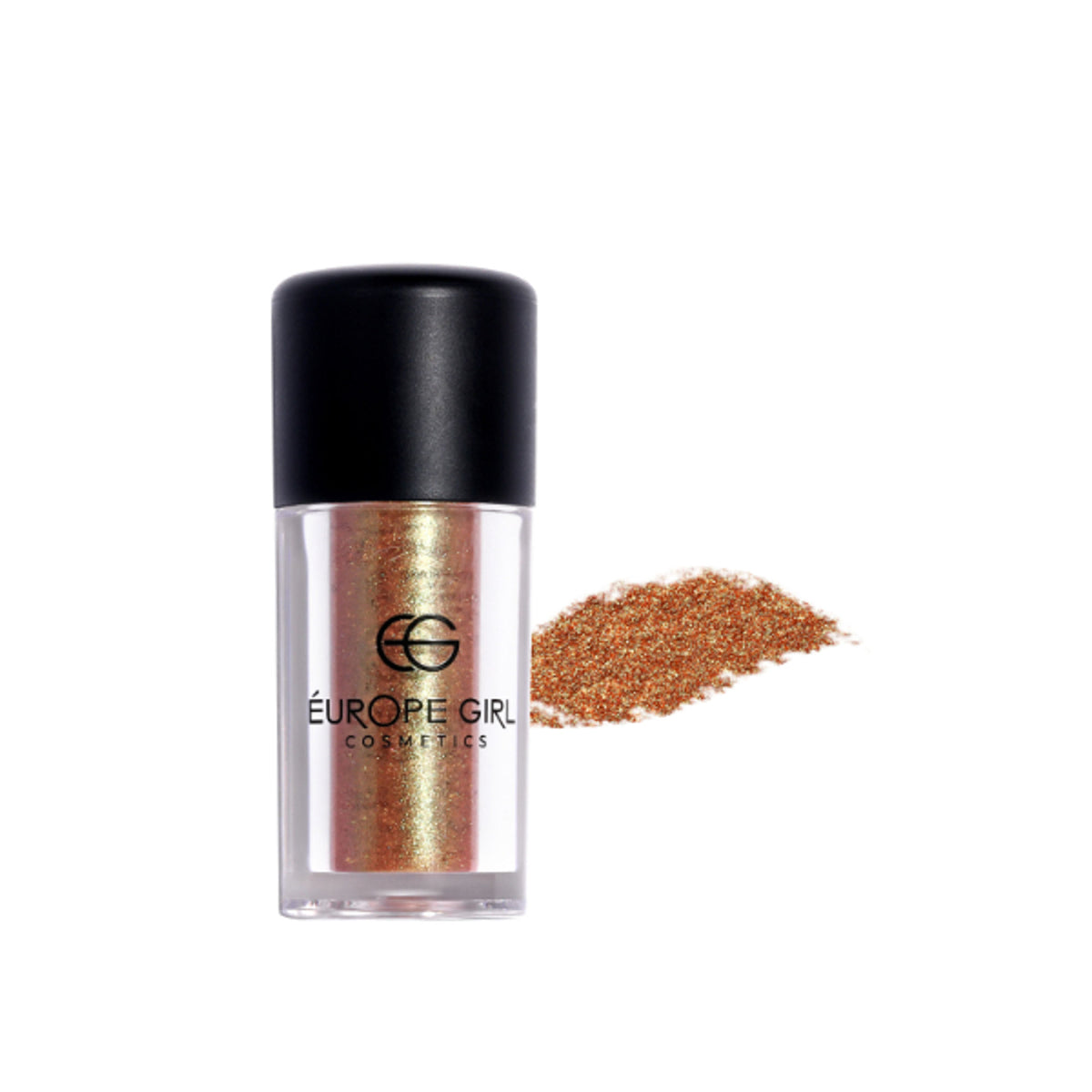 Europe Girl Single Diamond Pigment Stardust S10 Enchantress showing vibrant, shimmering pink and purple powder in a close-up shot.