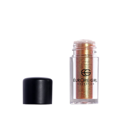 Europe Girl Single Diamond Pigment Stardust S10 Enchantress featuring shimmering pink and silver glitter in a compact container.