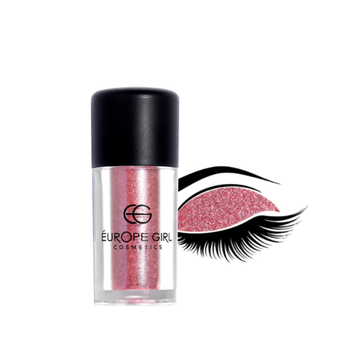 Europe Girl Stardust Pigment S11 Celestial, single diamond shimmer powder with a sparkling celestial finish.