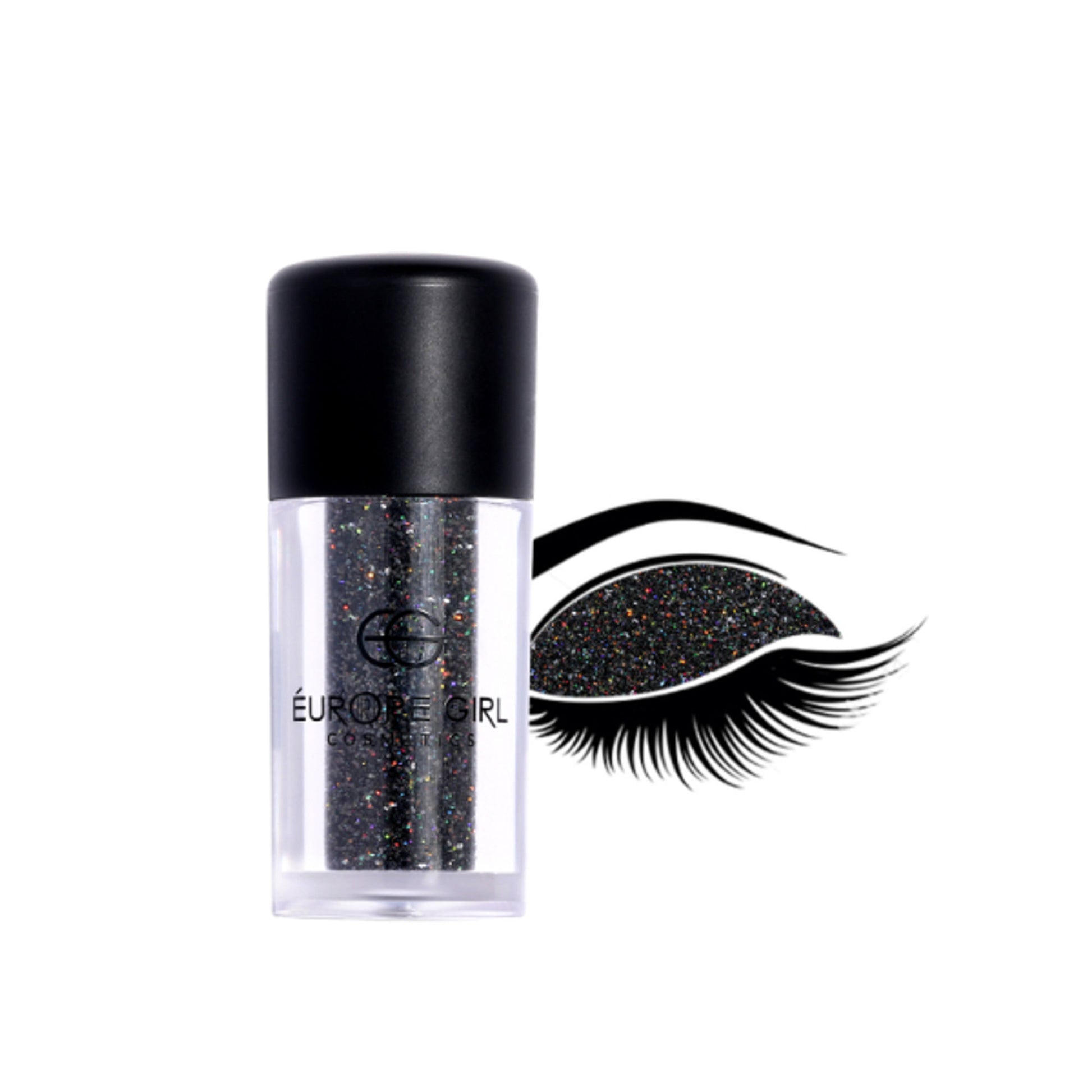 Europe Girl Single Diamond Pigment Glitter Glass - G5 Glimmer