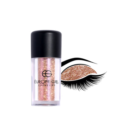 Europe Girl G12 Opulence diamond pigment glitter glass, sparkling silver glitter with fine, reflective texture for crafts and beauty uses.