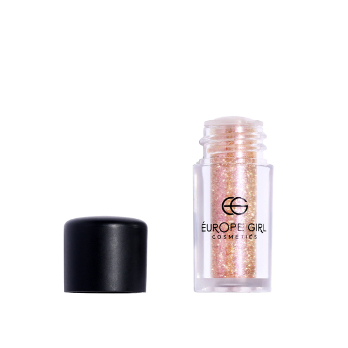 Europe Girl G12 Opulence diamond pigment glitter glass in vibrant pink with sparkling diamond-like shimmer.