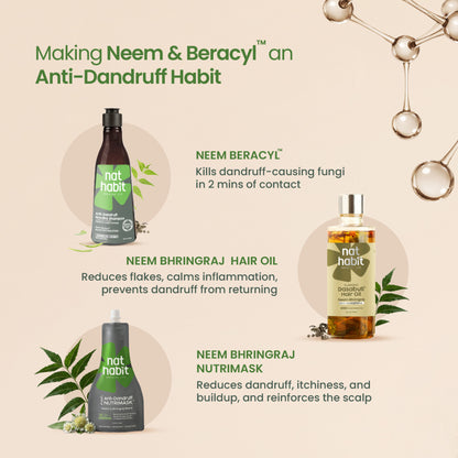Nat Habit Anti-Dandruff Neem Beracyl Navdha Shampoo