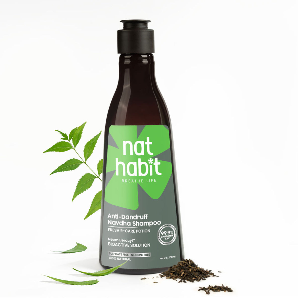Nat Habit Anti-Dandruff Neem Beracyl Navdha Shampoo