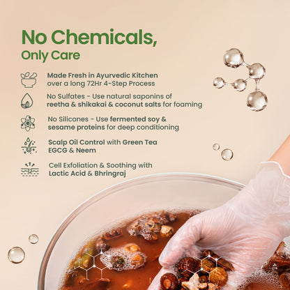 Nat Habit Anti-Dandruff Neem Beracyl Navdha Shampoo