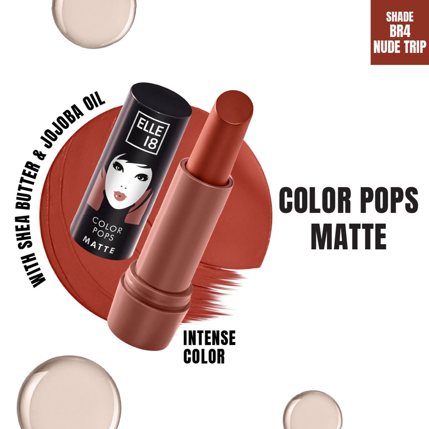 Elle 18 Color Pops Matte - Nude Trip