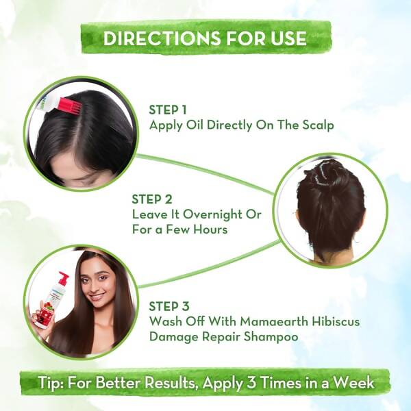 Mamaearth Hibiscus Damage Repair Hair Oil - Indyancart