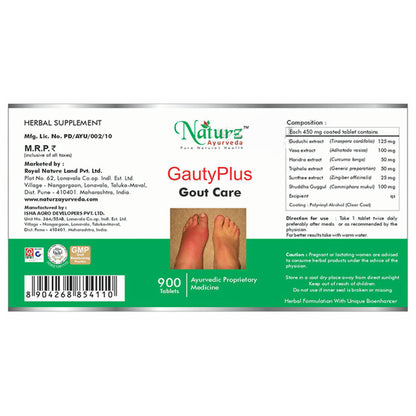 Naturz Ayurveda Gauty Plus Tablets