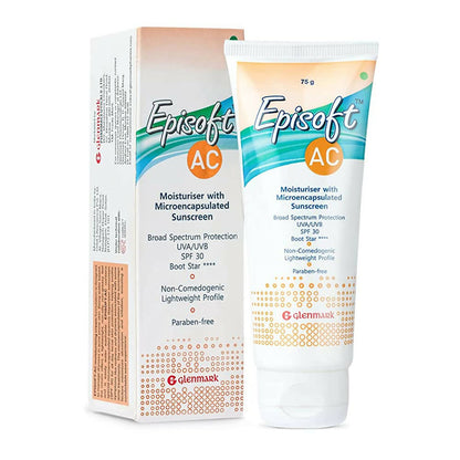 Episoft AC Moisturizer with Sunscreen, SPF 30 - Indyancart