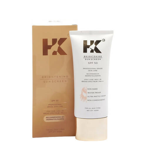 Hk Brightening Sunscreen Cream SPF 50 - Indyancart