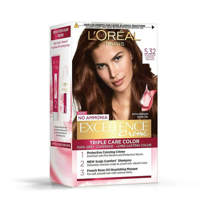 L'Oreal Paris Hair Colour - 5.32 Caramel Brown - Indyancart
