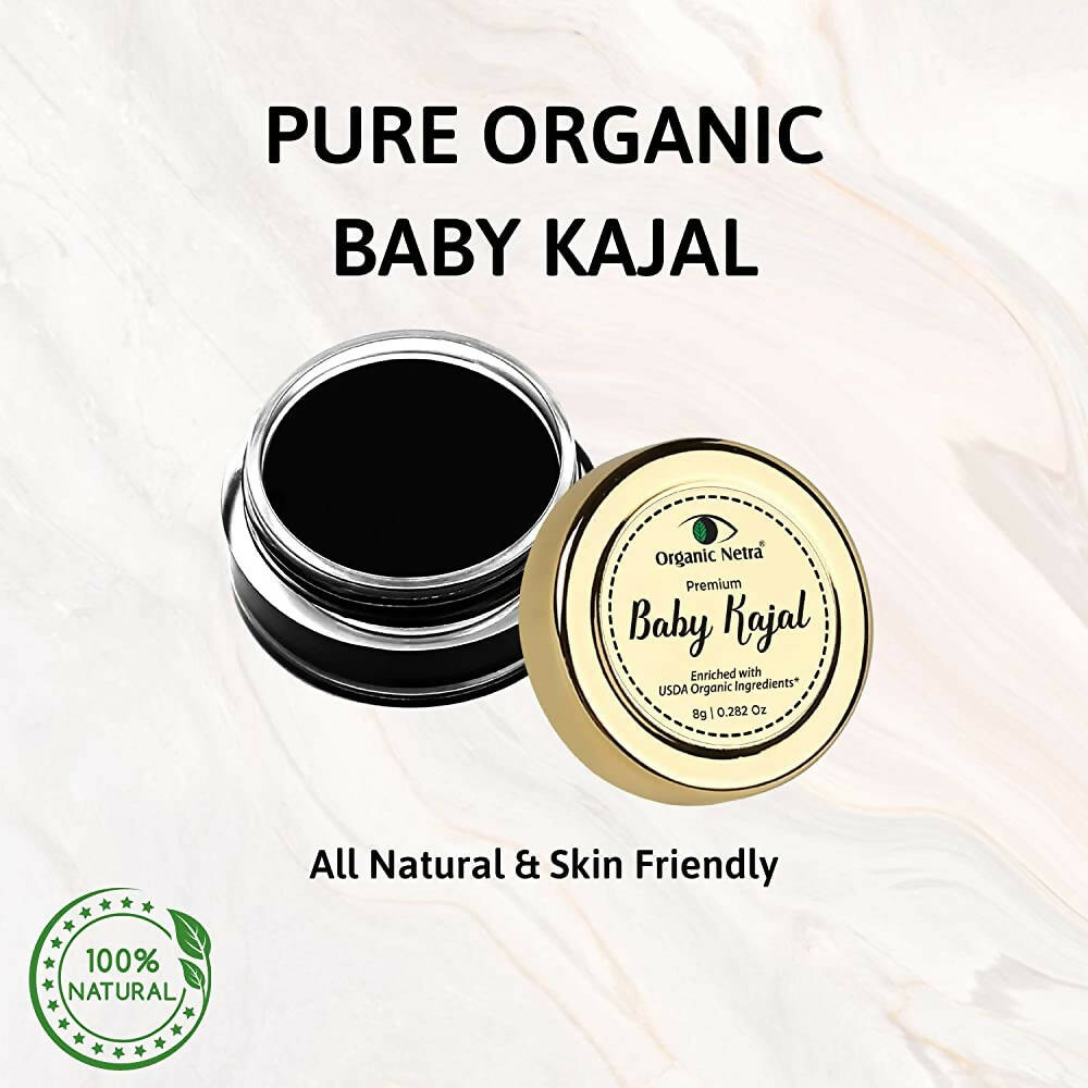 Organic Netra Baby Kajal Water Resistant - Indyancart