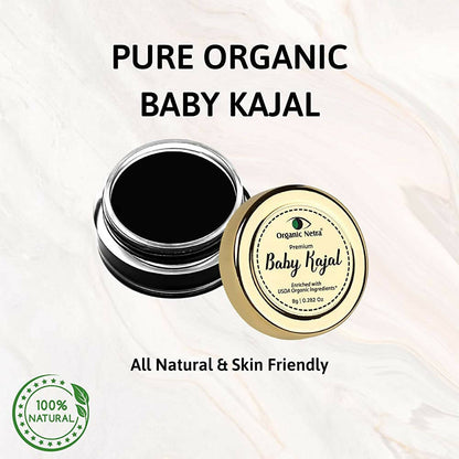 Organic Netra Baby Kajal Water Resistant - Indyancart