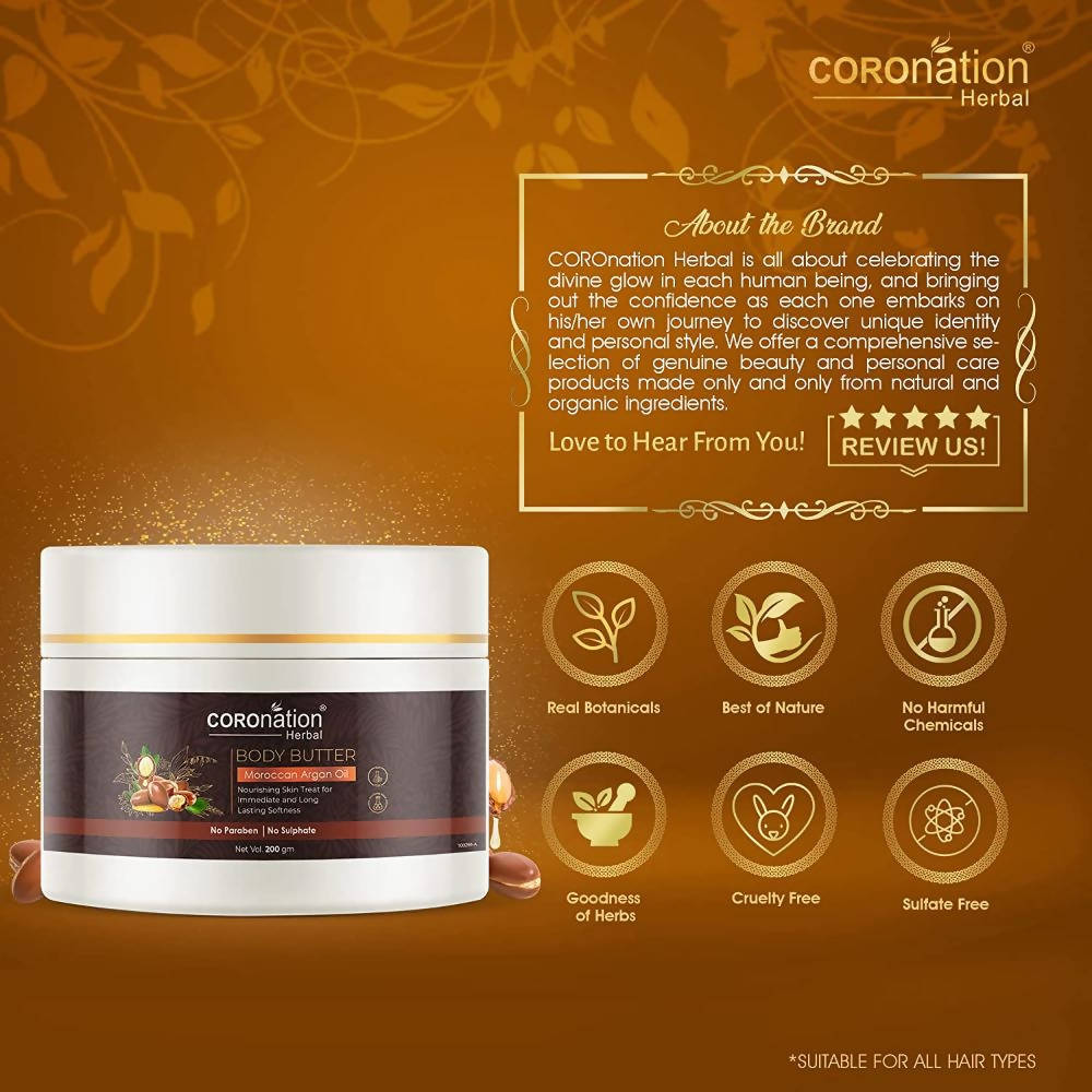 Coronation Herbal Moroccan Argan Oil Body Butter - Indyancart