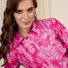 Indyancart IE Women Floral Printed Regular Pure Cotton Kurta with Trousers