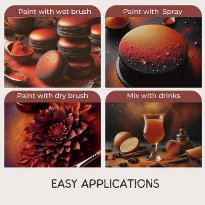 Confect Chestnut Bronze | Edible Luster Dust