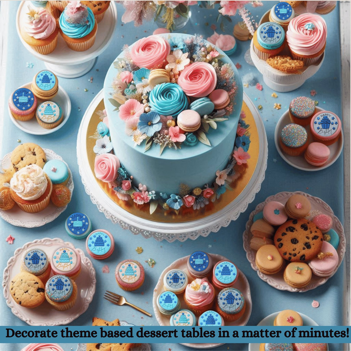 Confect Happy Birthday | Edible Celebration Topper