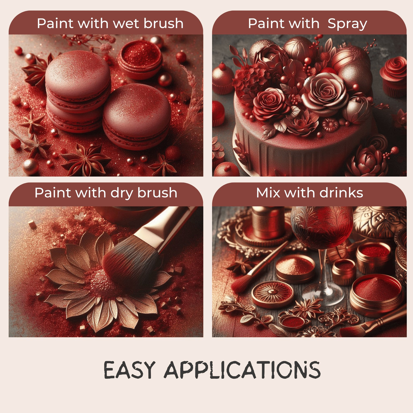 Confect Crystal Copper Bronze | Edible Luster Dust