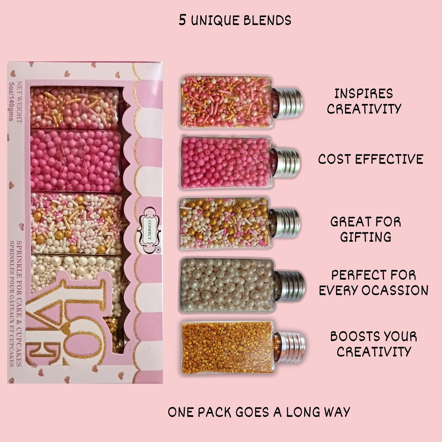 Confect Fusion Mashup Sprinkles FM Multipack 33