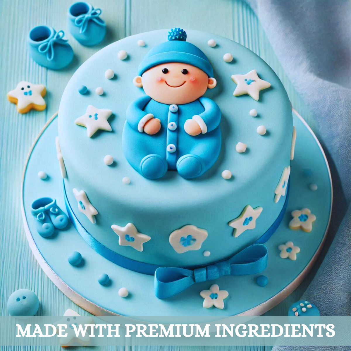 Confect Baby Blue Fondant | Edible Sugarpaste