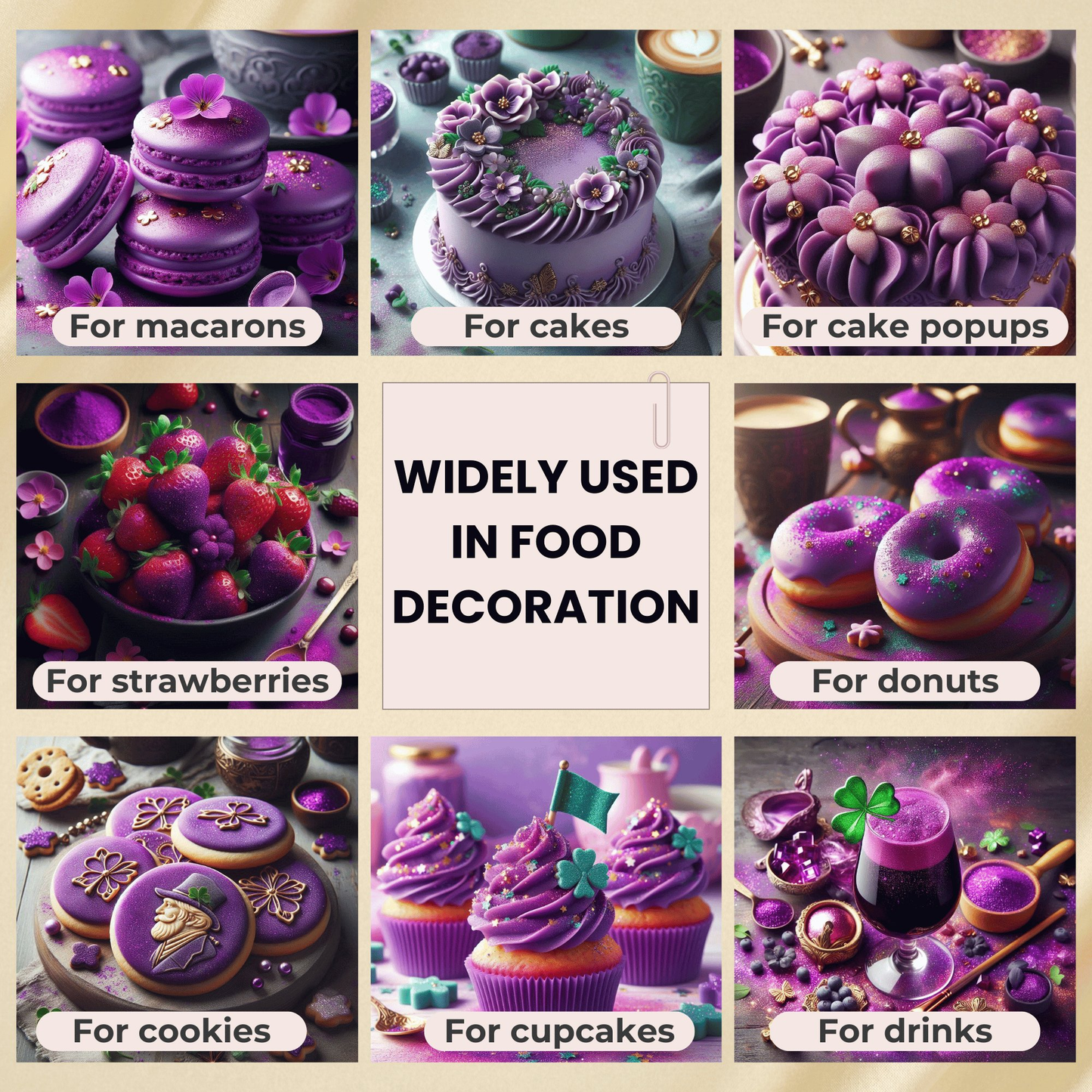 Confect Iris Purple | Edible Luster Dust
