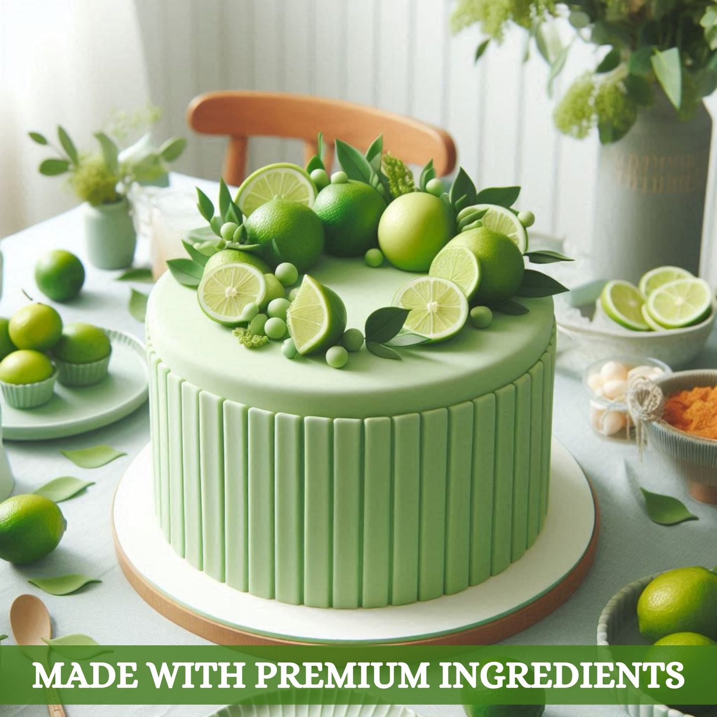Confect Lime Green Fondant | Edible Sugarpaste