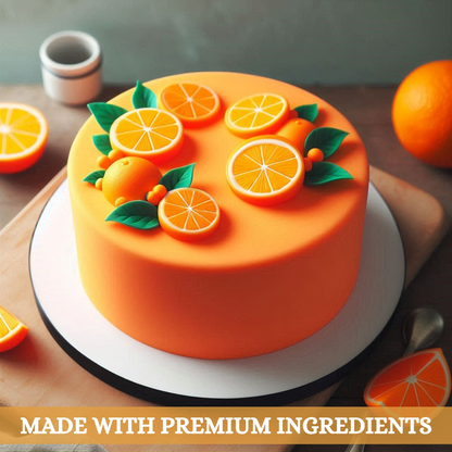 Confect Fluorescent Orange Fondant | Edible Sugarpaste