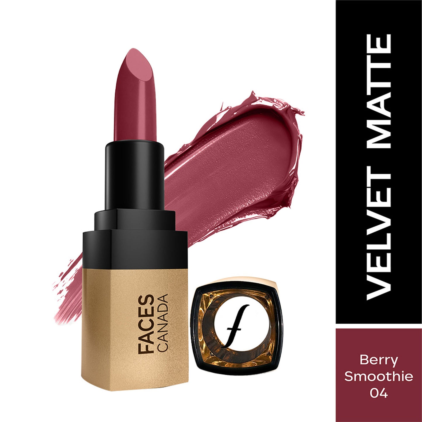 Faces Canada Comfy Matte Velvet Touch Lipstick - Berry Smoothie 04