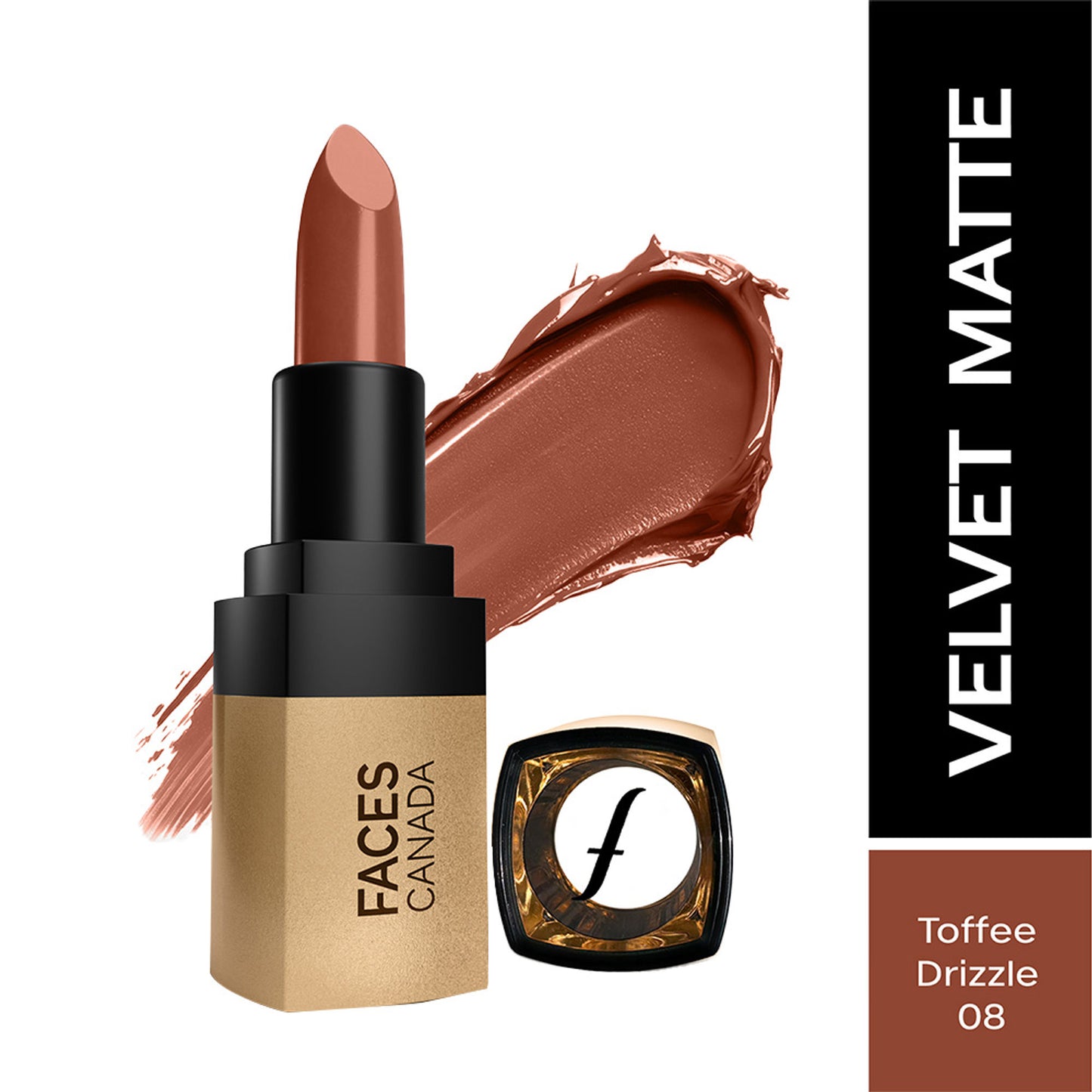 Faces Canada Comfy Matte Velvet Touch Lipstick - Toffee Drizzle 08
