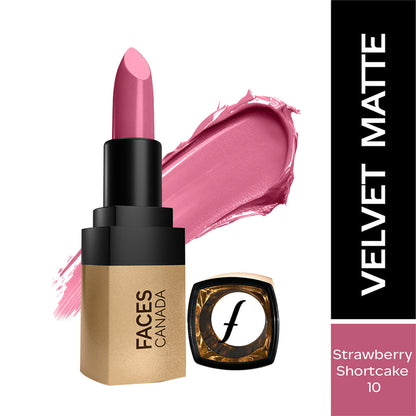 Faces Canada Comfy Matte Velvet Touch Lipstick - Strawberry Shortcake 10