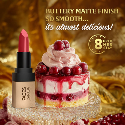 Faces Canada Comfy Matte Velvet Touch Lipstick - Cranberry Compote 13