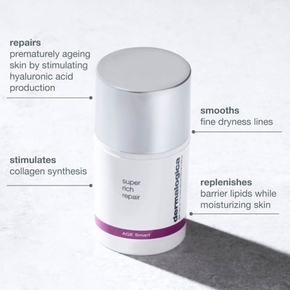Dermalogica Super Rich Repair Ultra-Nourishing Cream AGE Smart- Vitamin E & Oat Kernel Extract