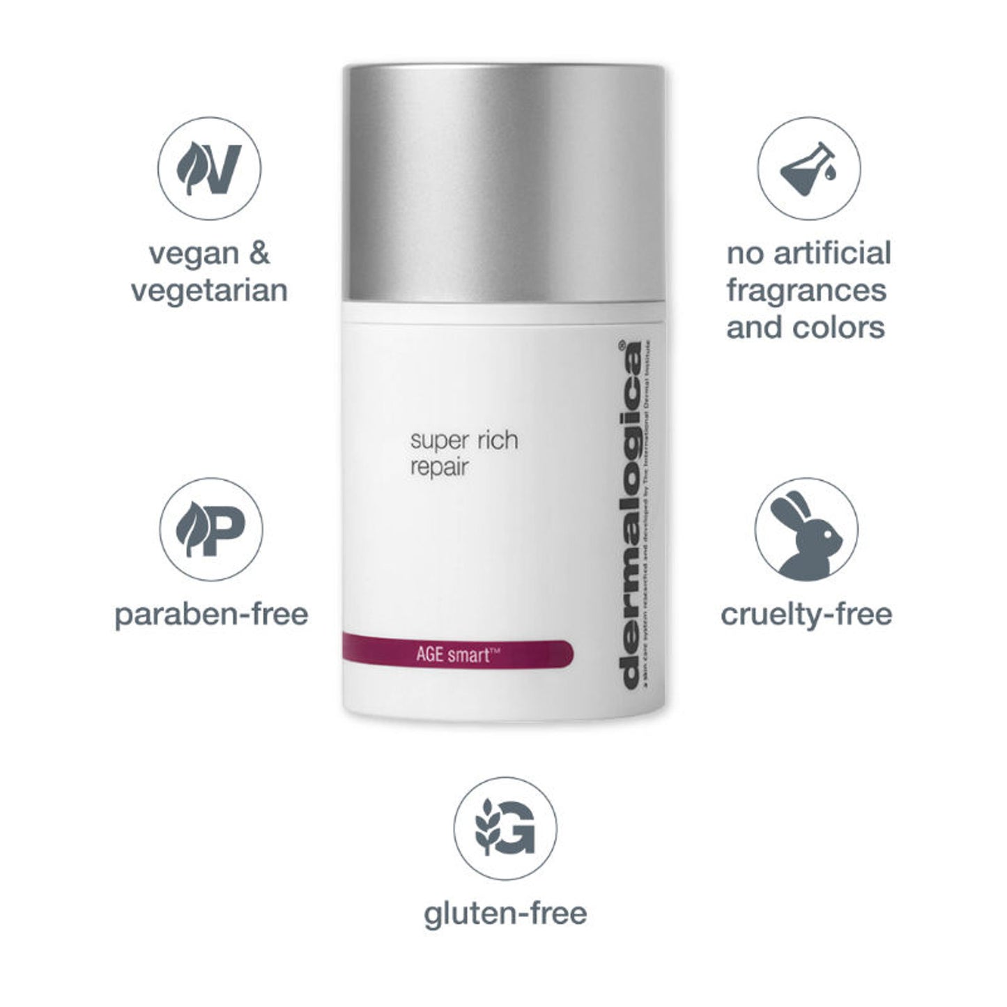 Dermalogica Super Rich Repair Ultra-Nourishing Cream AGE Smart- Vitamin E & Oat Kernel Extract