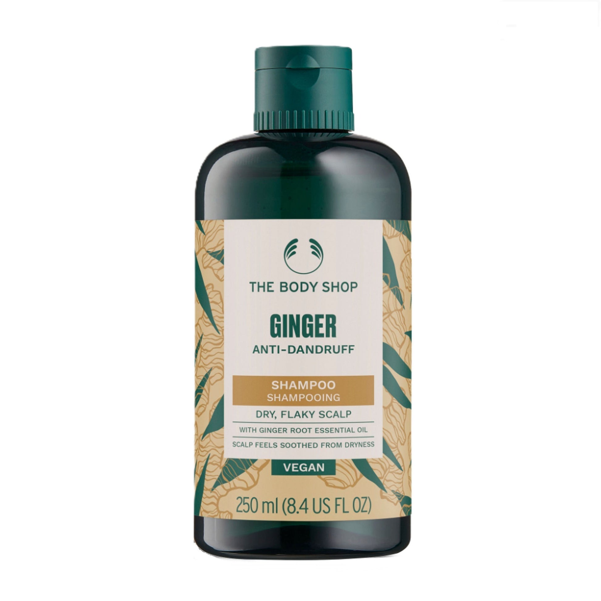 The Body Shop Ginger Anti-Dandruff Shampoo, For Dry, Flaky Scalps