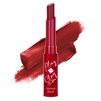 Half N Half Play n Slay Velvette Smooth Transferproof Lipstick - 03 Raining Rubies