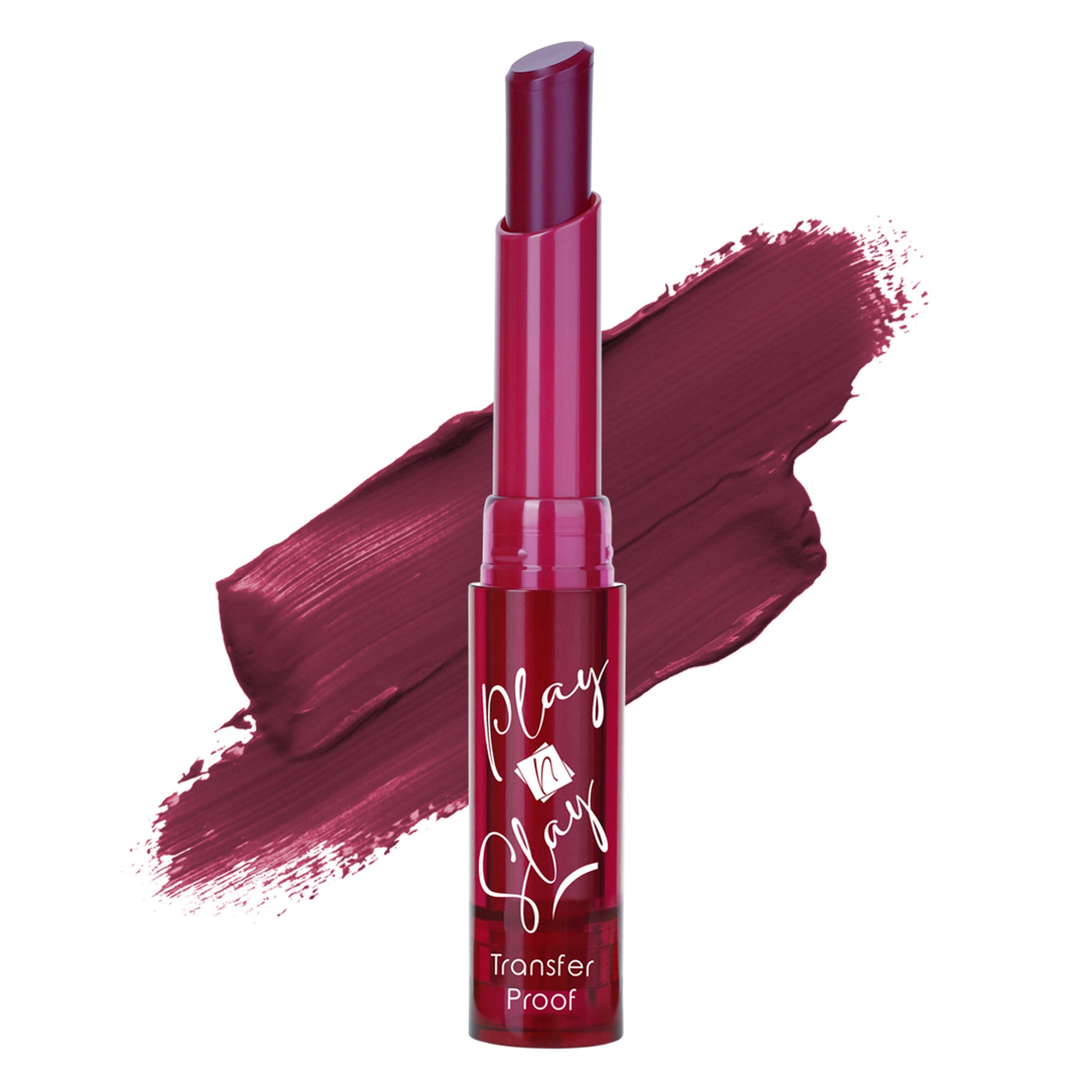 Half N Half Play n Slay Velvette Smooth Transferproof Lipstick - 07 Wine Me