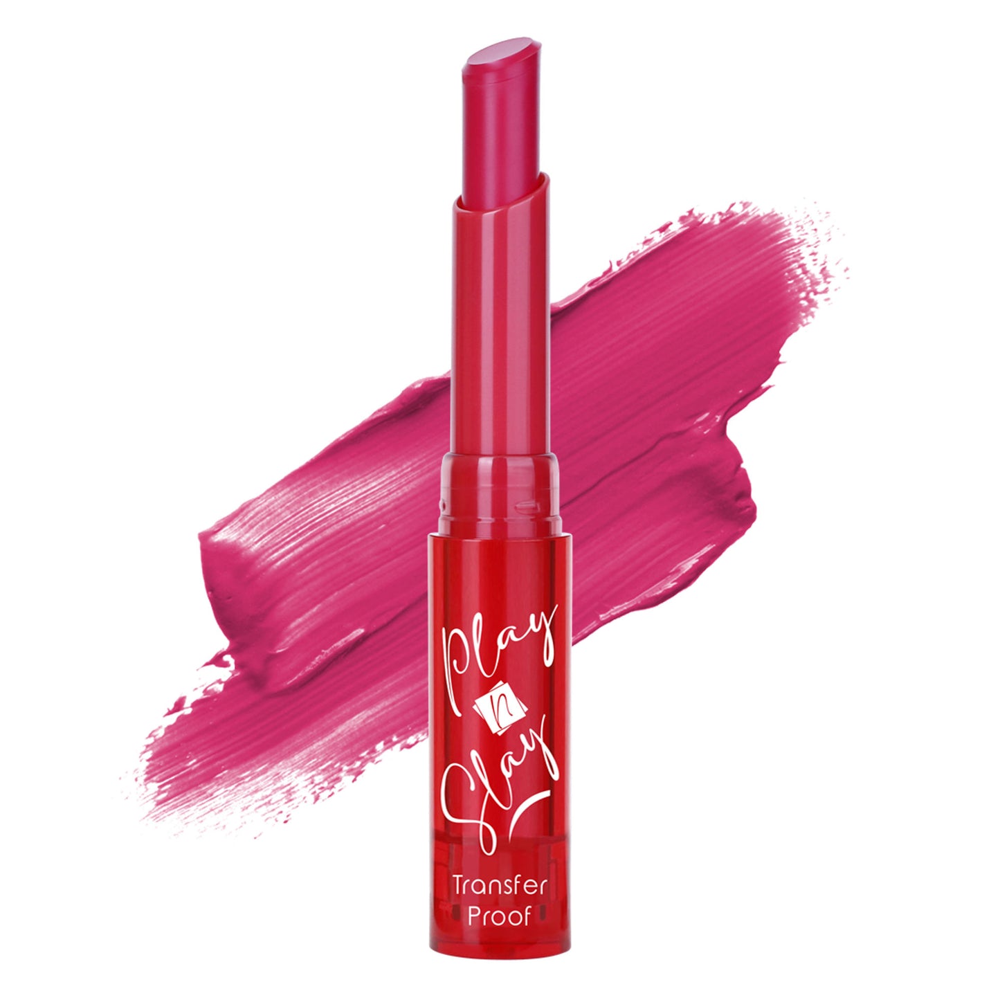 Half N Half Play n Slay Velvette Smooth Transferproof Lipstick - 10 Peppery Pink