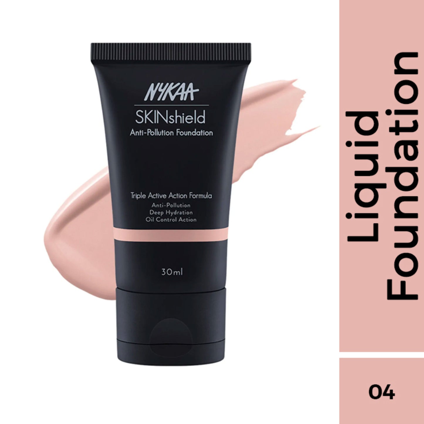 Nykaa Cosmetics SkinShield Anti-Pollution Matte Foundation - Rose Beige 04