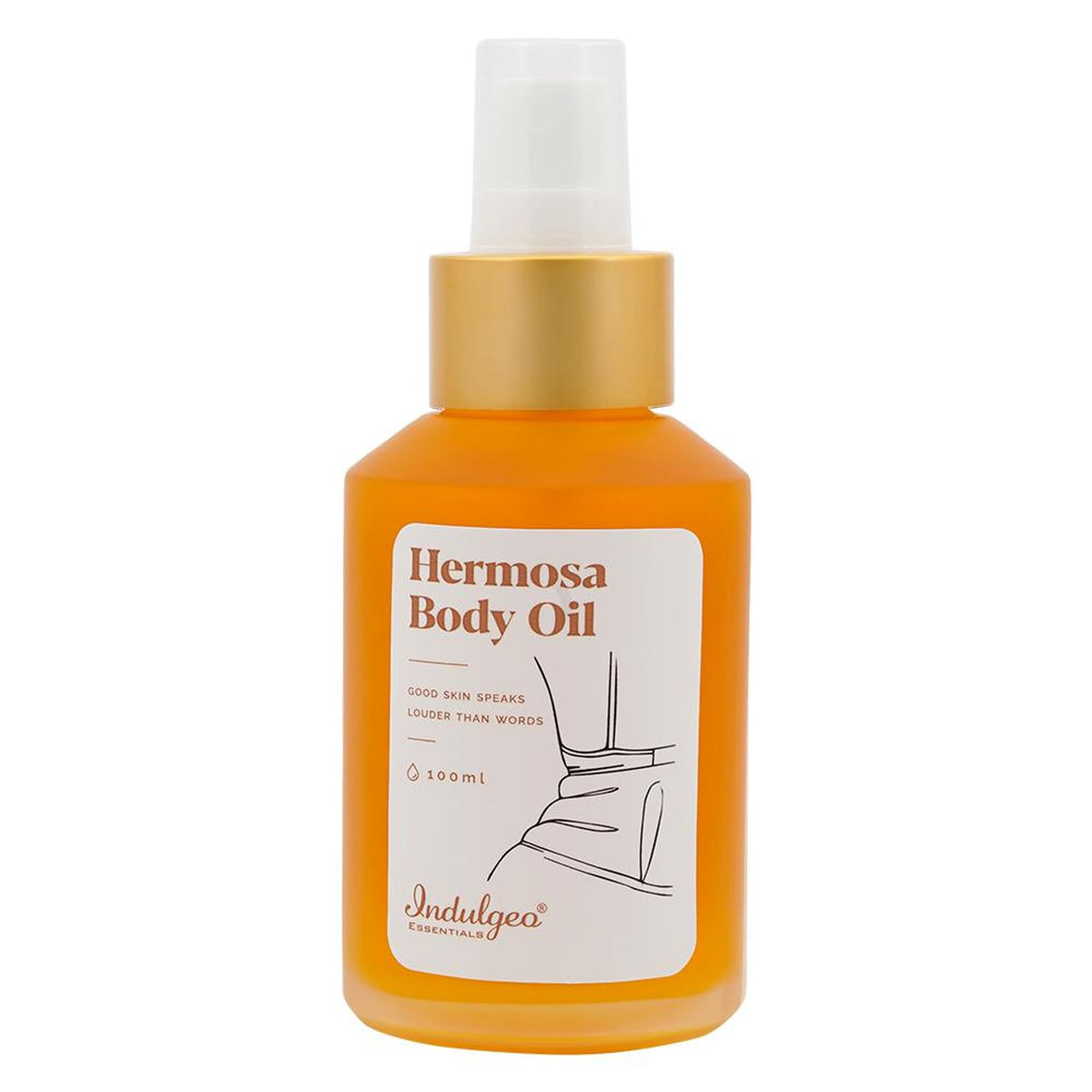 Indulgeo Essentials Hermosa Body Oil For Women, Helps in Reducing Dryness & Dullness
